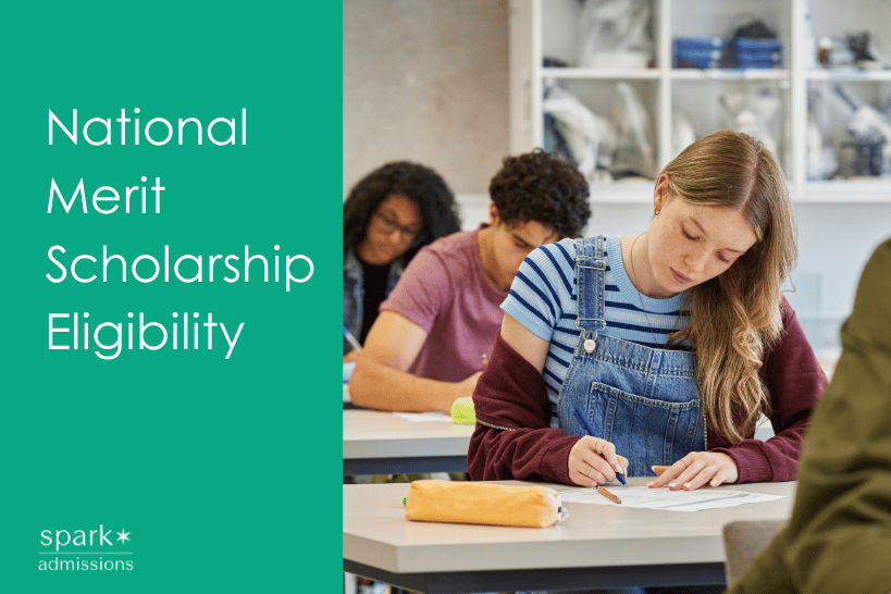 High school students taking National Merit test