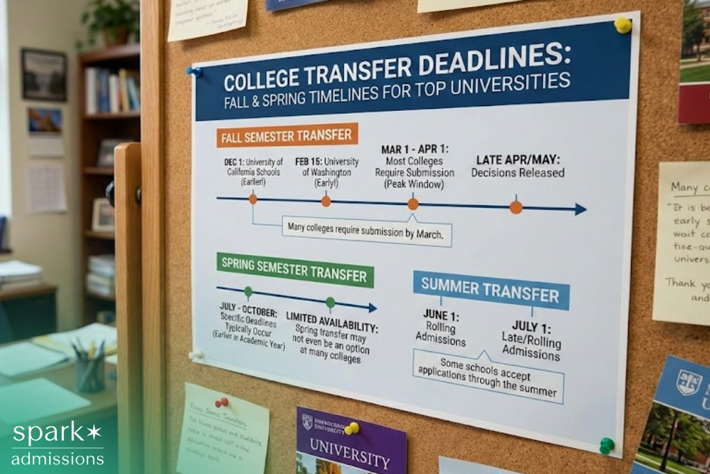 College transfer deadlines pinned on a school board
